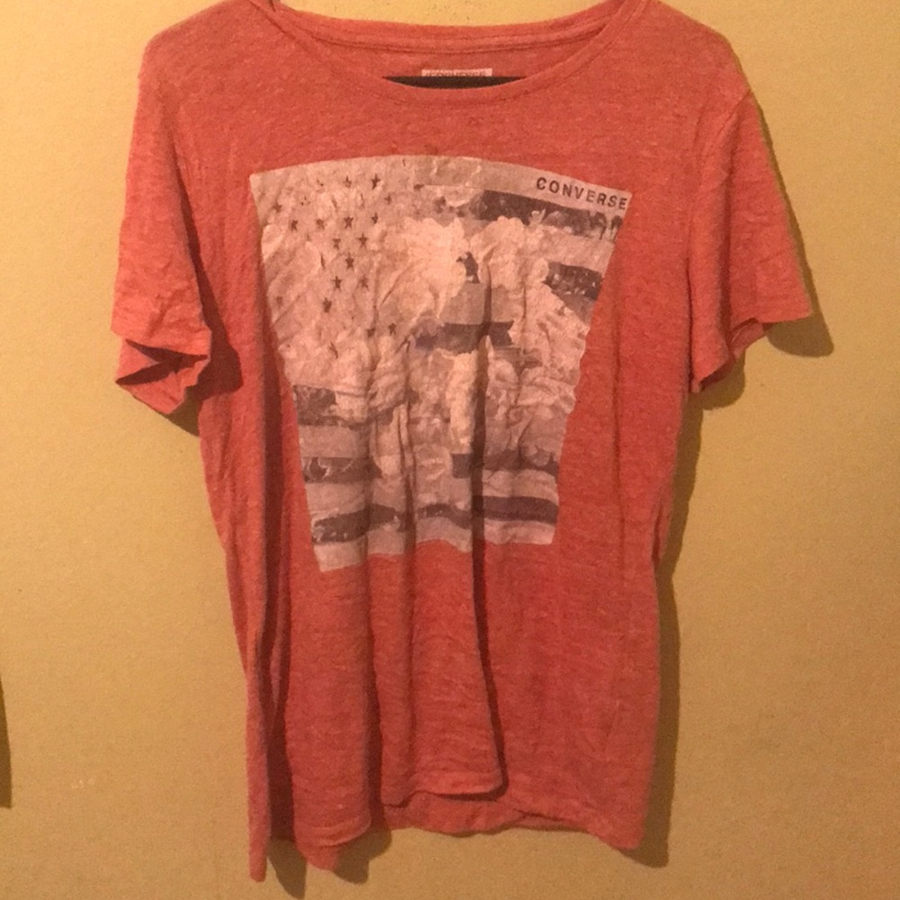 Converse Tee Floral Flag